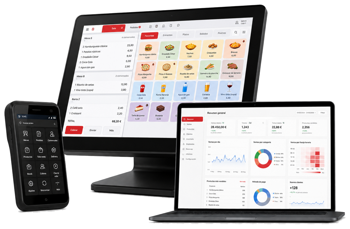 Software TPV CoreTáctil para hostelería y comercios en Mallorca